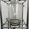 High Efficiency 80L Filter Chemical Equipment Lab Crystallization Glass Reactor